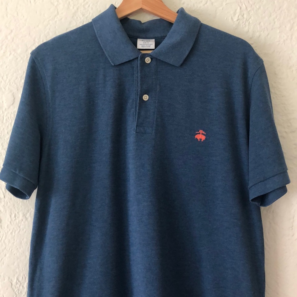 Blue Brooks Brothers Slim Fit Polo size L